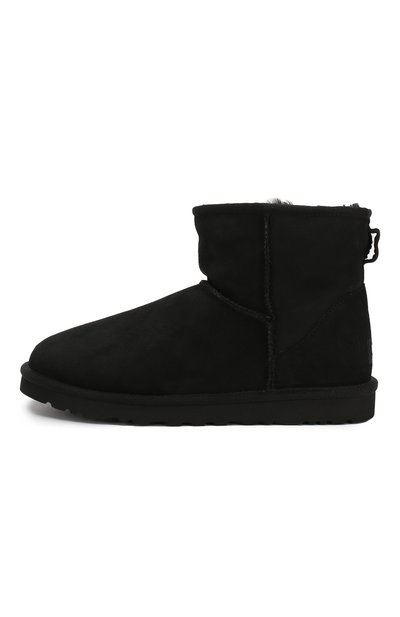 Замшевые сапоги classic mini UGG, арт. 1002072_BLK, фото 3