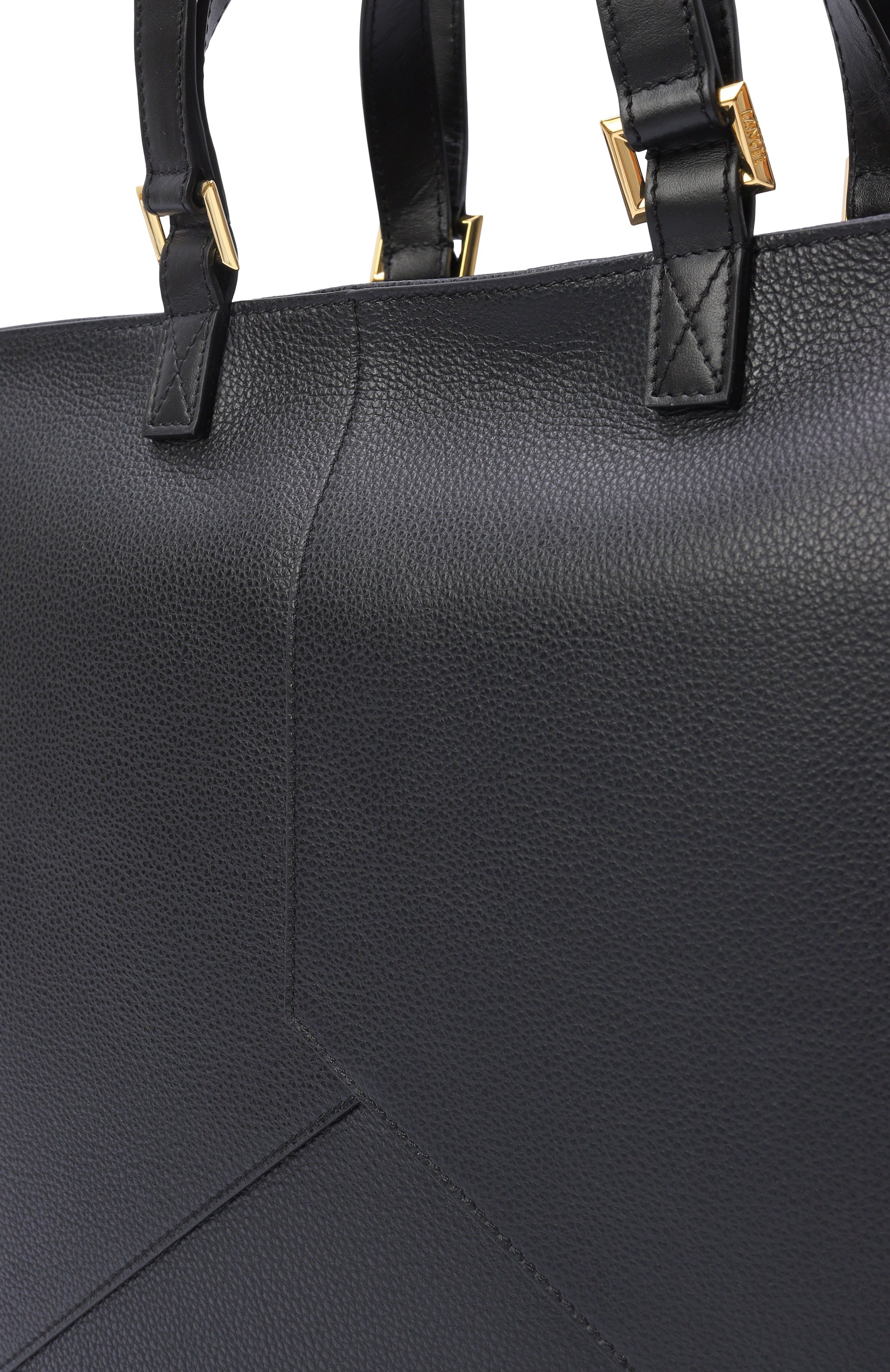 Сумка-тоут enveloppe medium LANCEL черного цвета по цене 88650 руб., арт. A14021, фото 6 Сумка-тоут enveloppe medium LANCEL, арт. A14021, фото 6