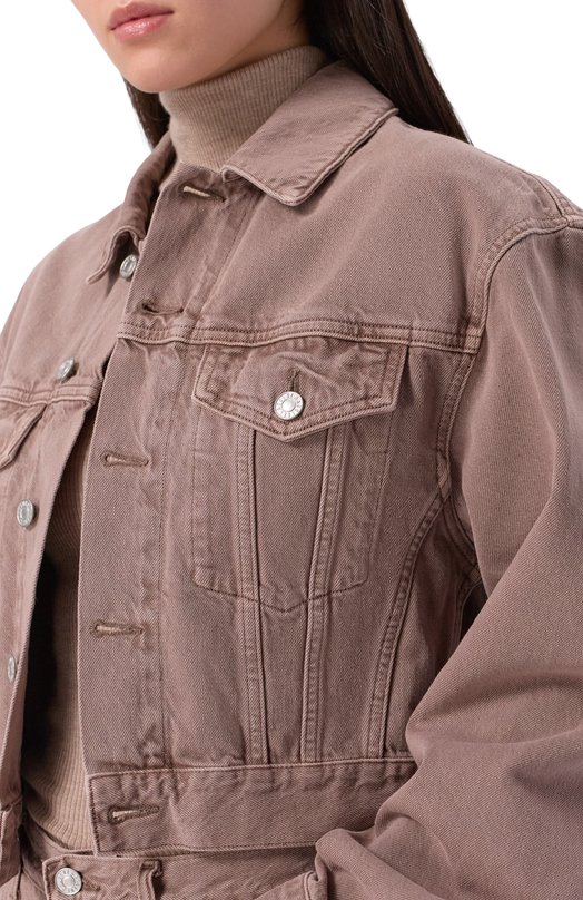 Джинсовая куртка Agolde A51061183 Розовый  A51061183 Фото 5