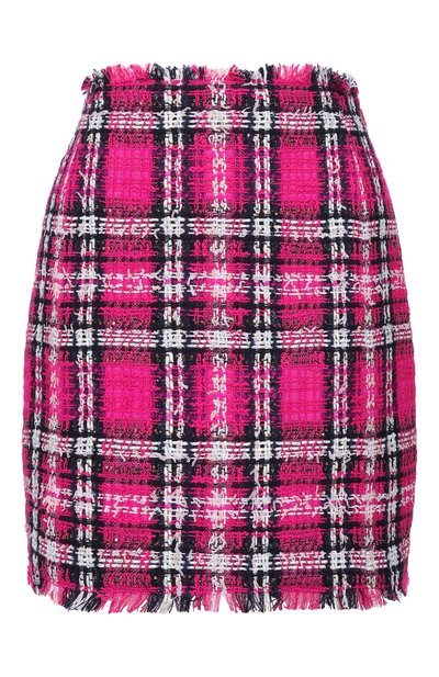 Женская твидовая юбка BALMAIN, арт. GF1LBB37/CG42