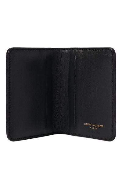 Кожаный футляр для кредитных карт SAINT LAURENT, арт. A003V9/AAG7X_001, фото 3