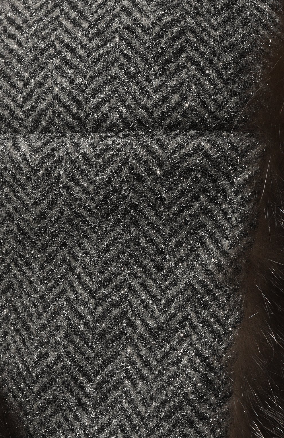 Утепленная шапка-ушанка с отделкой из соболя BLACK SABLE, арт. BS-005F6/SH, фото 4