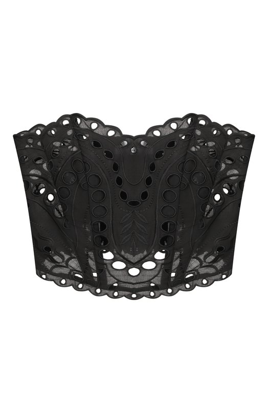 Хлопковый топ Charo Ruiz Ibiza 263100 Чёрный 263100