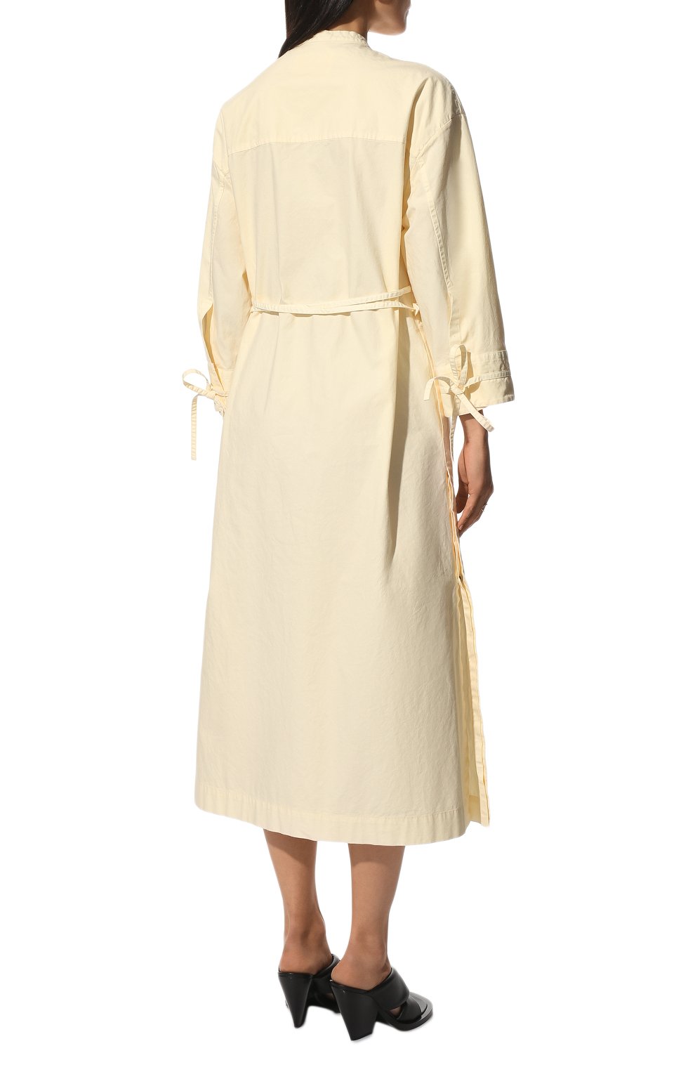Хлопковое платье JIL SANDER, арт. JPPU500405-WU243100A, фото 4