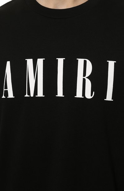 Хлопковая футболка AMIRI, арт. PXMJLT001-001, фото 5
