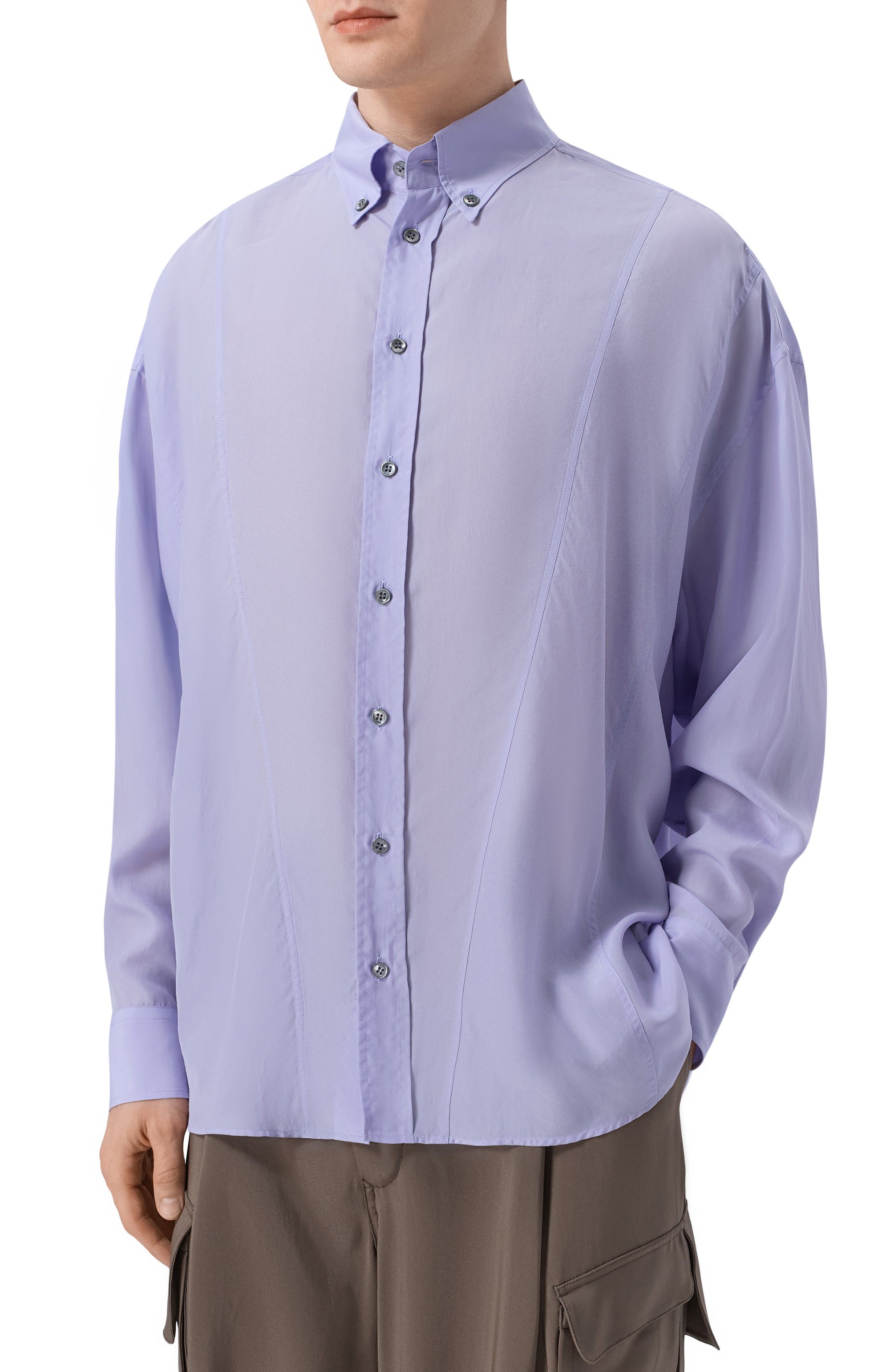 Рубашка  из лиоцелла GIORGIO ARMANI, арт. GM003728/TE20925, фото 3