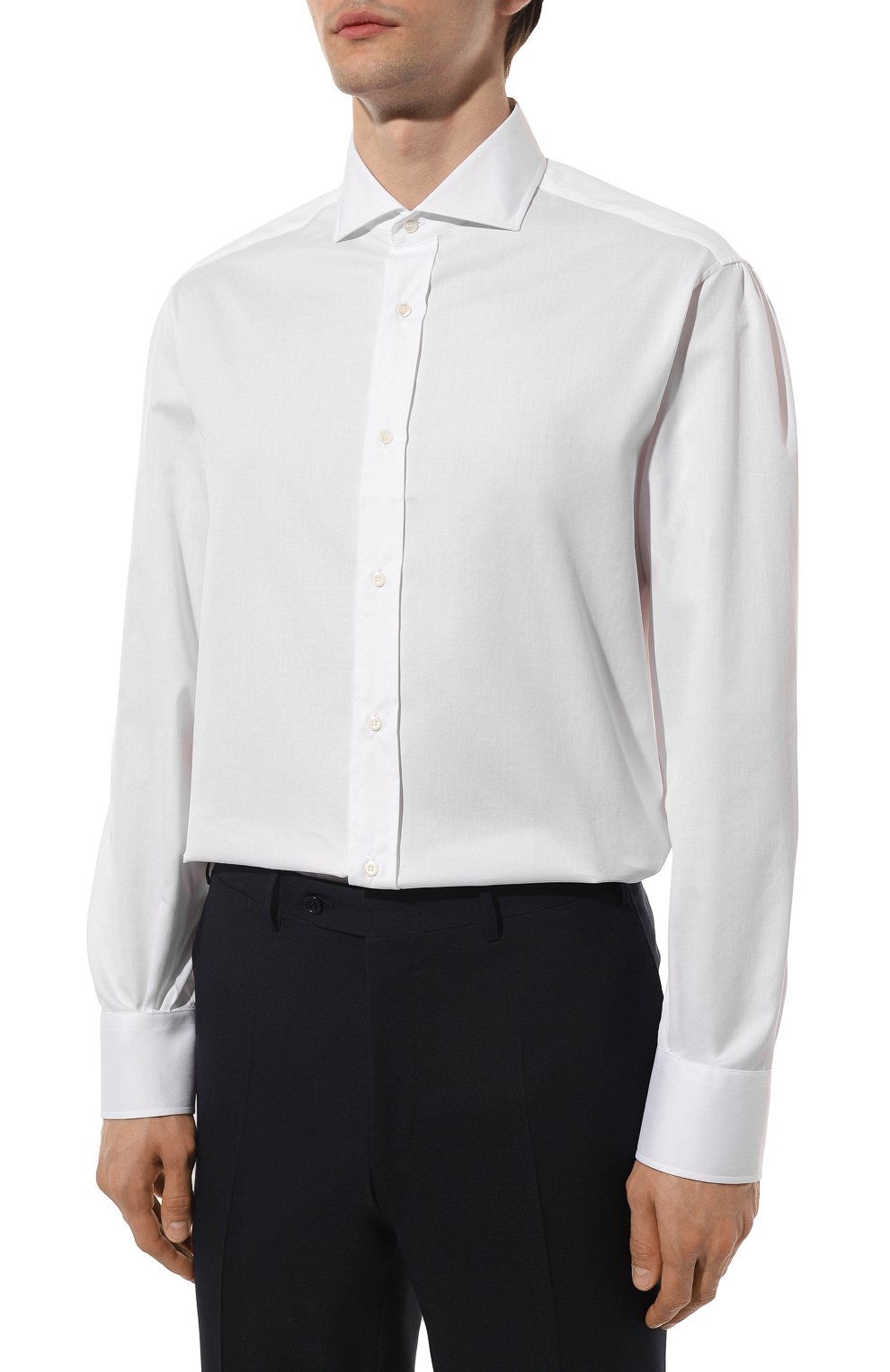 Хлопковая сорочка BRUNELLO CUCINELLI, арт. M0UC40028, фото 4