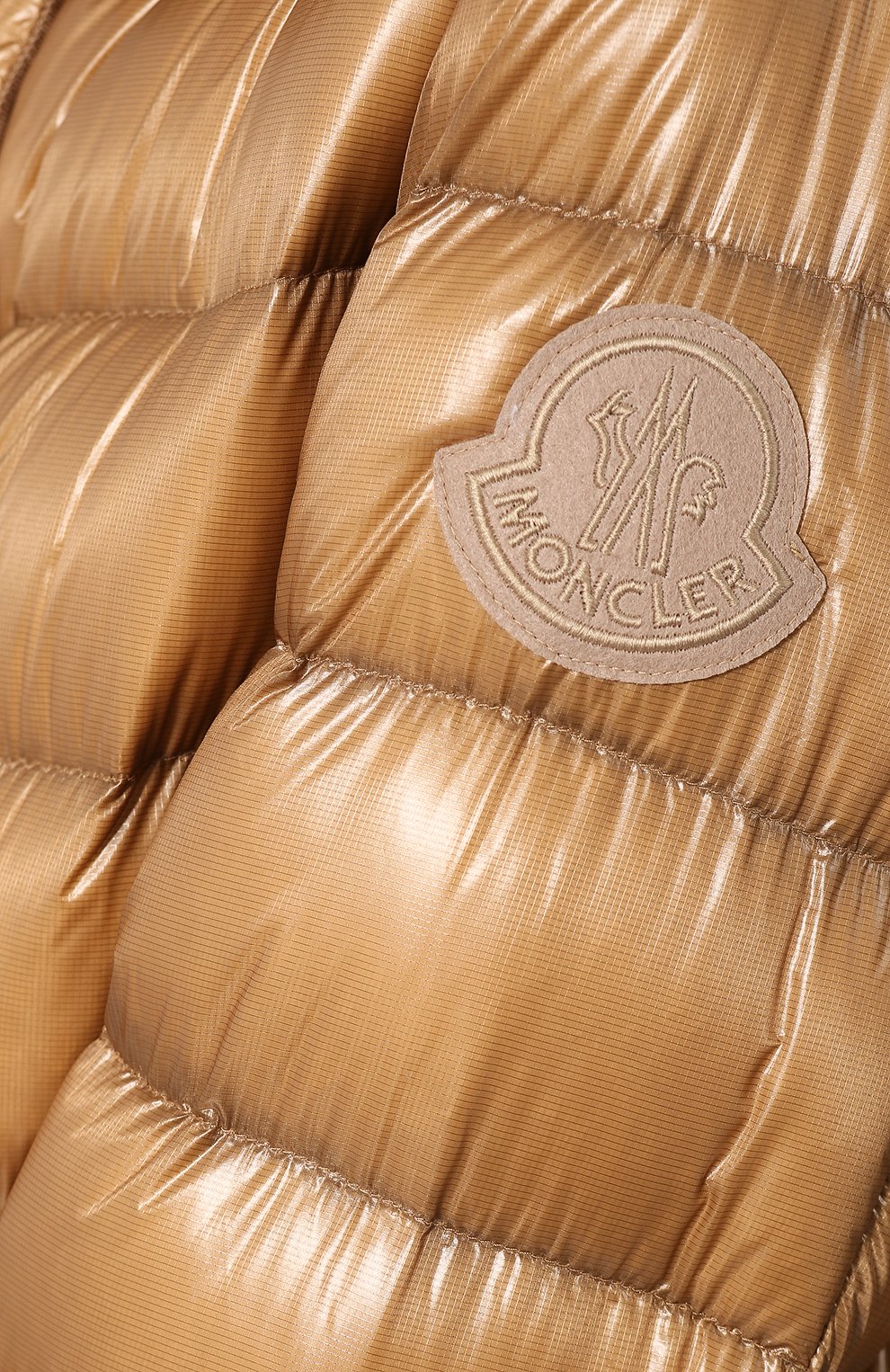 Пуховик cobalt MONCLER бежевого цвета по цене 116400 руб., арт. F1-093-1D501-00-C0384, фото 5 Пуховик cobalt MONCLER, арт. F1-093-1D501-00-C0384, фото 5
