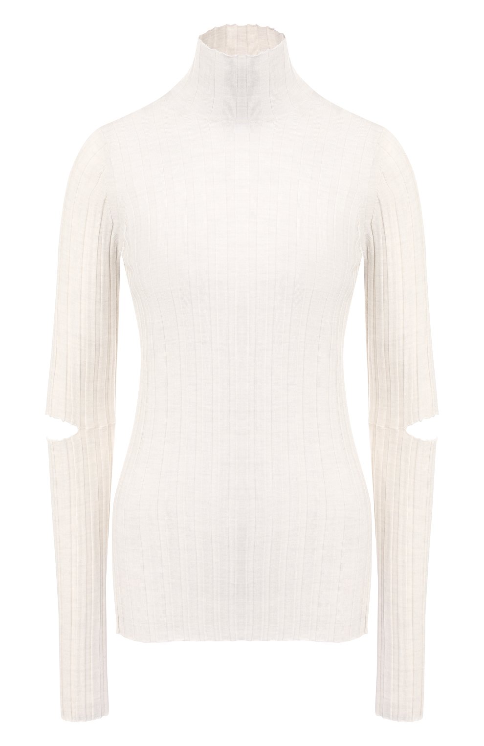 Шерстяная водолазка HELMUT LANG кремового цвета по цене 44100 руб., арт. I10HW712, фото 1 Шерстяная водолазка HELMUT LANG, арт. I10HW712, фото 1