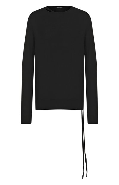 Мужской джемпер из хлопка и кашемира ANN DEMEULEMEESTER, арт. B0012481/KN055