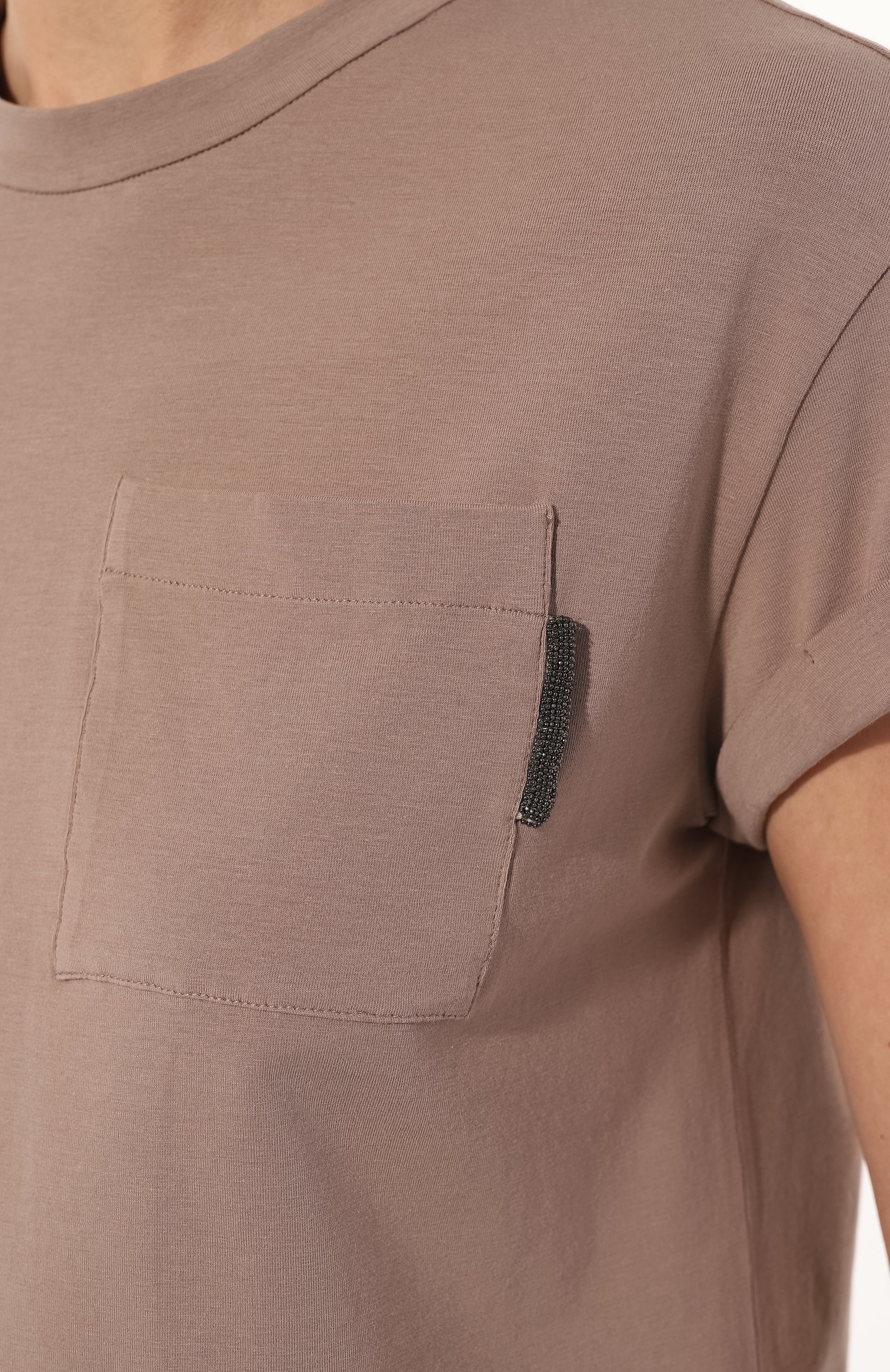 Хлопковая футболка BRUNELLO CUCINELLI, арт. M0T18BB300, фото 5