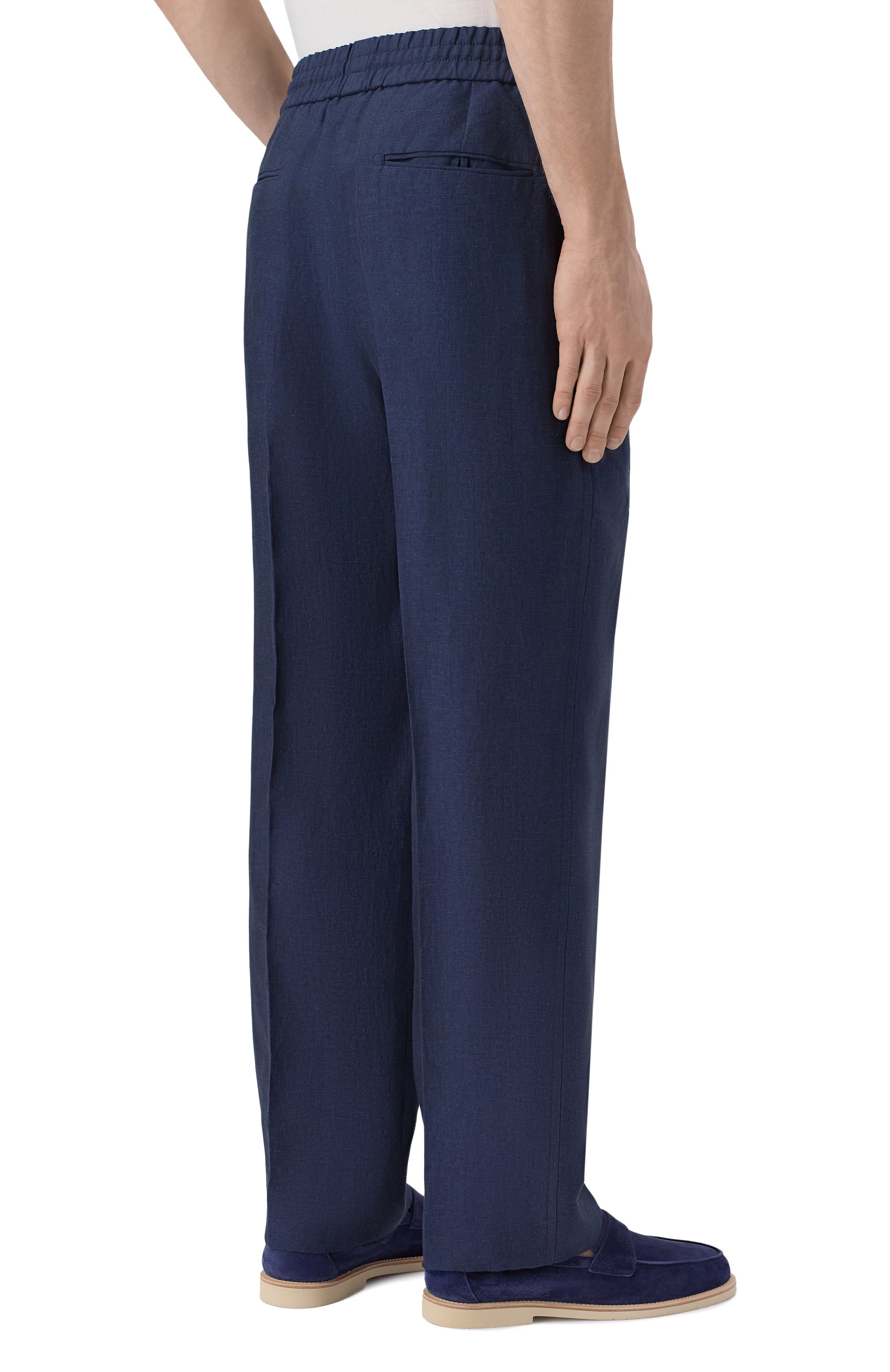 Льняные брюки BRIONI, арт. RP2Z0L/PB114, фото 4