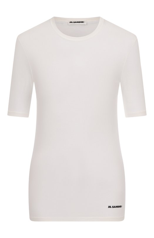 Хлопковая футболка Jil Sander J40GC0146/J45031 Белый J40GC0146/J45031