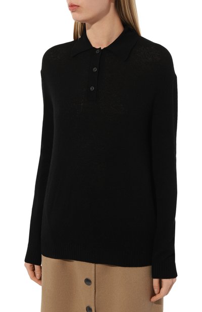 Кашемировое поло PRADA, арт. P24Q1P-100H-F0002-221, фото 3