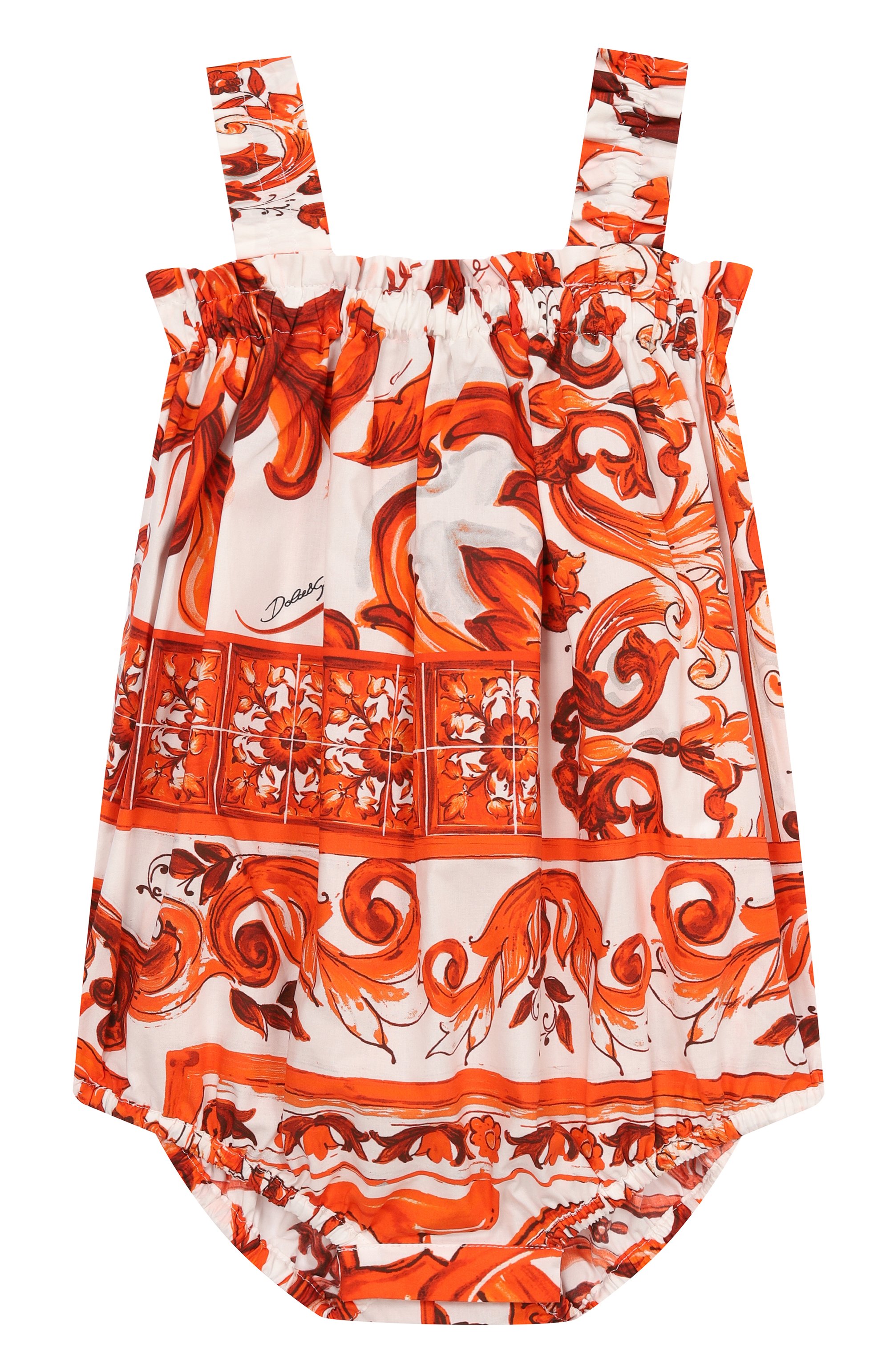 Dolce & Gabbana Хлопковый песочник