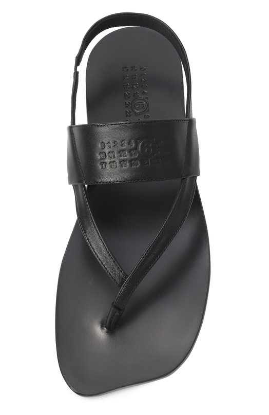 Кожаные сандалии Anatomic MM6 S66WP0108/P3628 Чёрный  S66WP0108/P3628 Фото 6