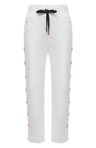 Женские хлопковые брюки BALMAIN, арт. VF15364/J094