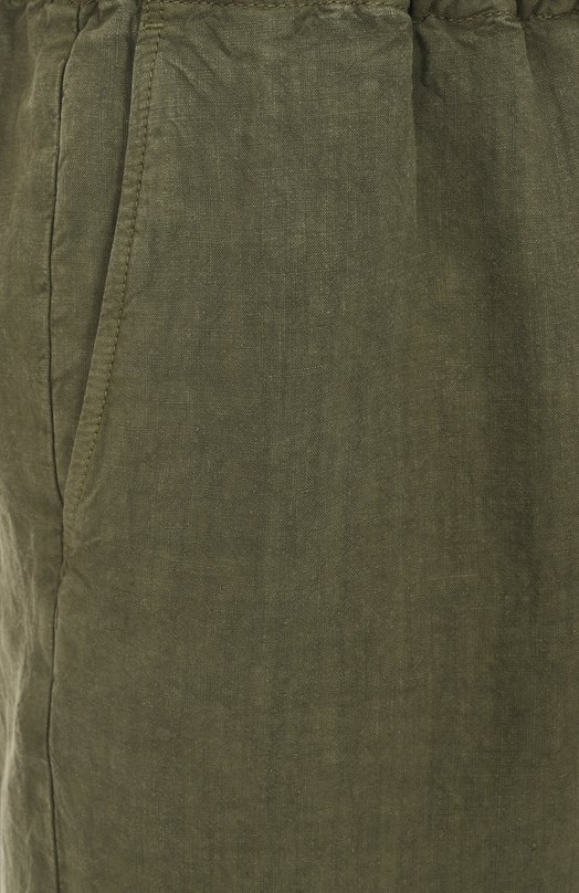 Льняные шорты Kiton UPR004LK0604F08 Хаки  UPR004LK0604F08 Фото 6