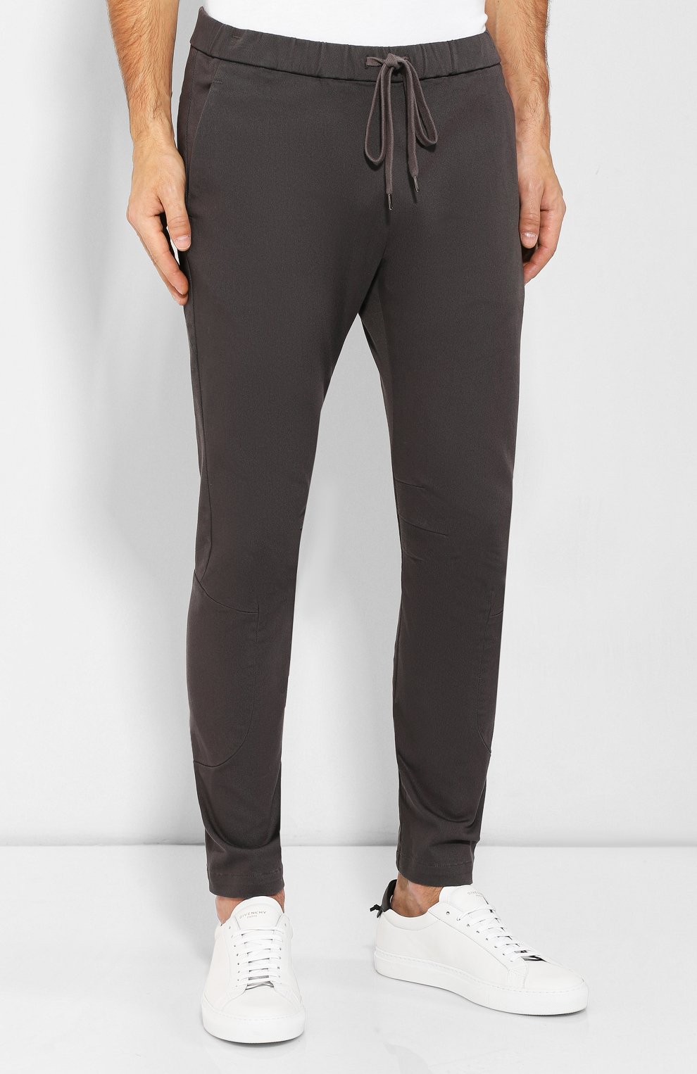 Хлопковые брюки KAZUYUKI KUMAGAI серого цвета по цене 25500 руб., арт. AP93-227, фото 3 Хлопковые брюки KAZUYUKI KUMAGAI, арт. AP93-227, фото 3