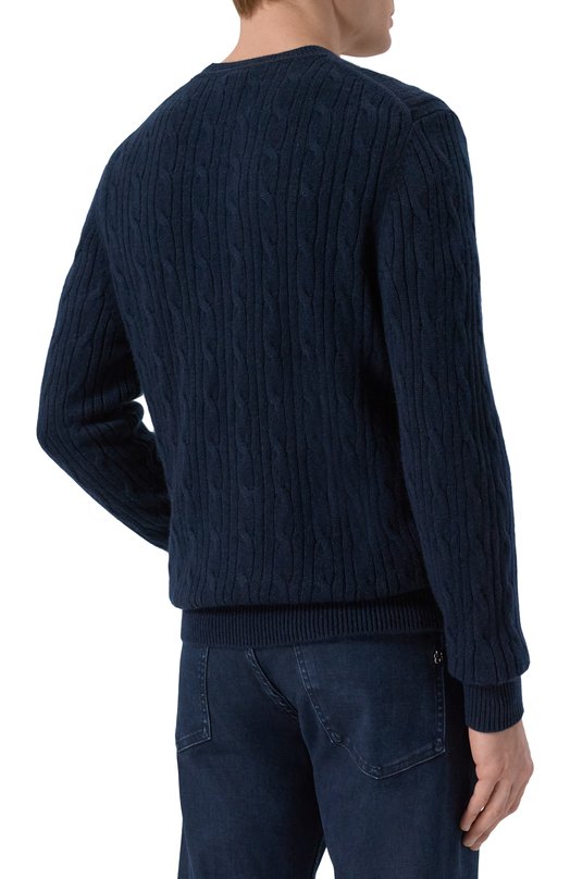 Джемпер из шерсти и кашемира BOSS 50549975 Синий  50549975 Фото 4