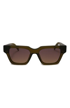 Женские солнцезащитные очки G.O.D. EYEWEAR хаки цвета, арт. THIRTY FIVE 0LIVE/PURPLE YELL0W | Фото 3 (Тип очков: С/з; Материал: Пластик; Нос: Не проставлено; Региональные ограничения белый список (Axapta Mercury): Не проставлено; Оптика Гендер: оптика-женское; Очки форма: Квадратные)