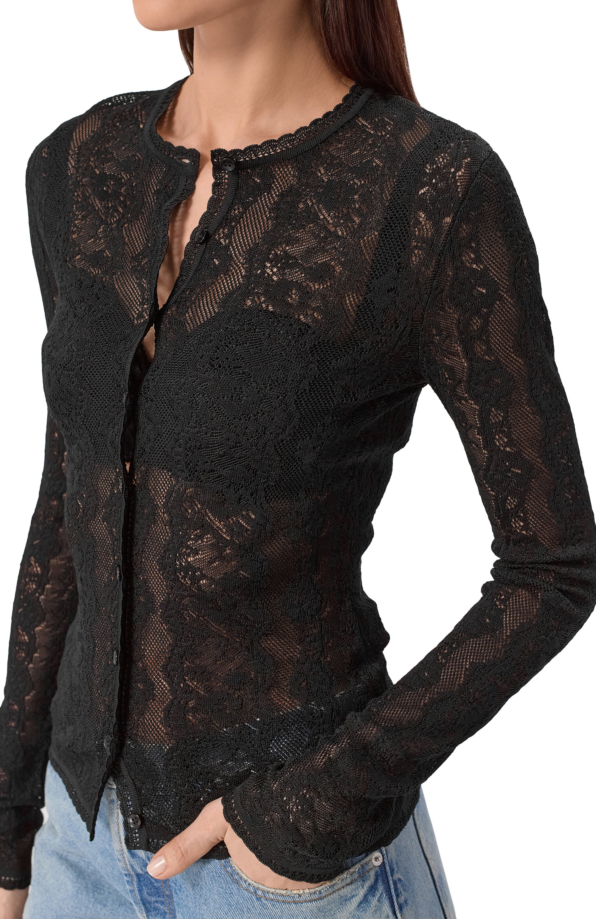 Кардиган из шелка и вискозы DOLCE & GABBANA, арт. FXVD1T/JBS0A, фото 5