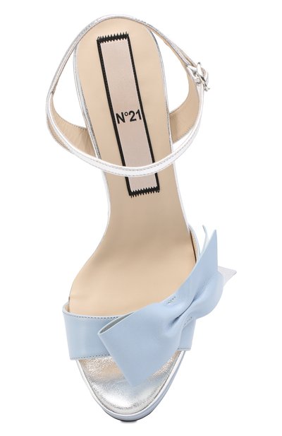 Кожаные босоножки N21, арт. N219E8401/SLINGBACK, фото 5