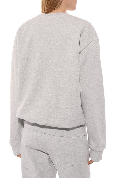 Хлопковый свитшот SPORTY AND RICH серого цвета по цене 22650 руб., арт. ST071516218GY03, фото 4 Хлопковый свитшот SPORTY AND RICH, арт. ST071516218GY03, фото 4