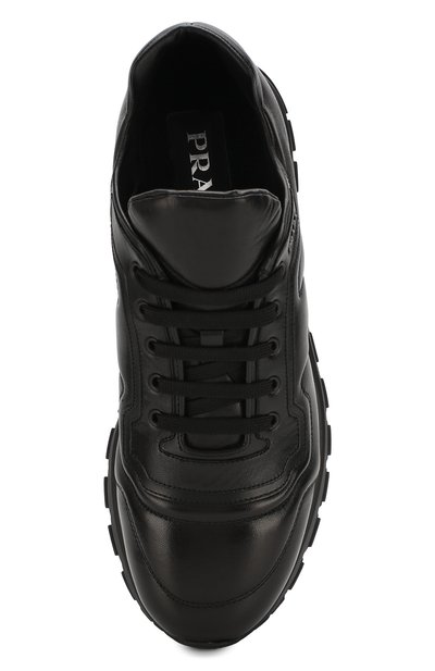 Кожаные кроссовки PRADA, арт. 4E3388-A3B-F0002, фото 5