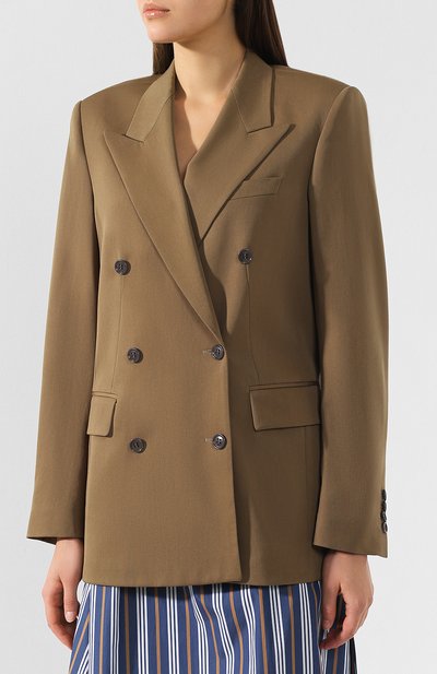 Двубортный жакет из шерсти DRIES VAN NOTEN, арт. 191-10436-7228, фото 3