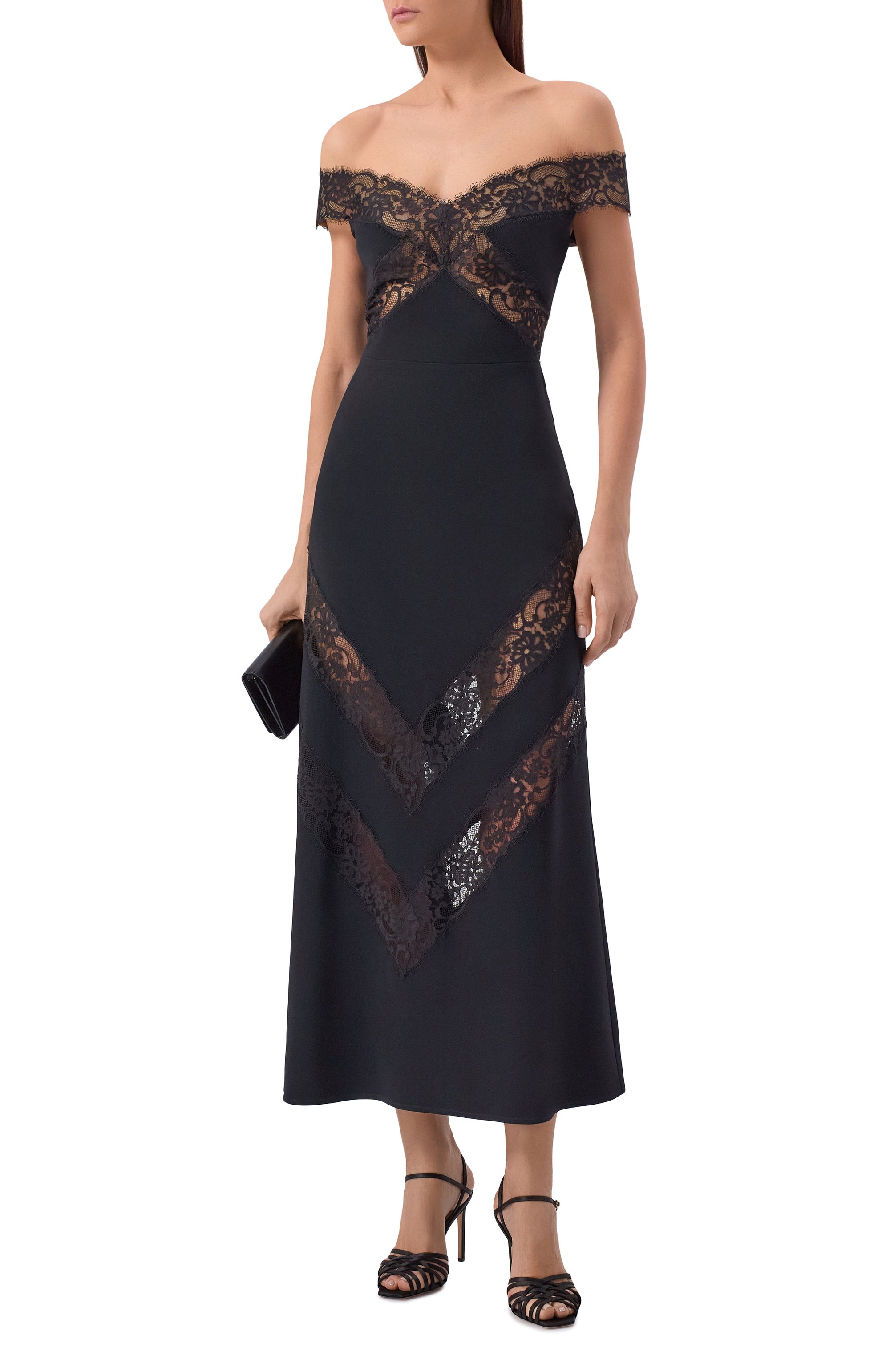 Платье из хлопка и шелка ELIE SAAB, арт. D0989NR26/CDL03, фото 2