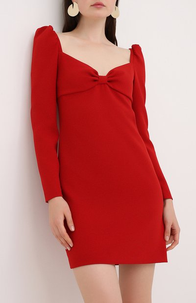 Платье REDVALENTINO красного цвета по цене 45850 руб., арт. UR3VAR60/562, фото 3 Платье REDVALENTINO, арт. UR3VAR60/562, фото 3