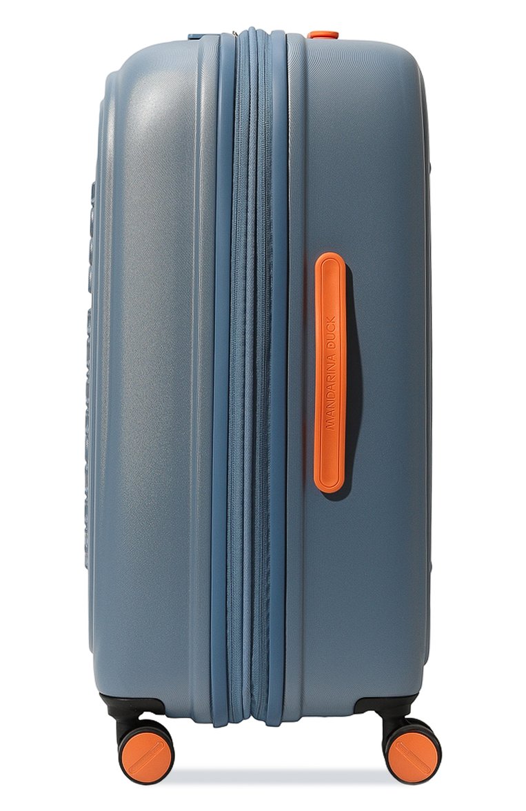 Женский чемодан logoduck+ expandable cabin MANDARINA DUCK голубого цвета, арт. SZV54-711 | Фото 3 (Региональные ограничения белый список (Axapta Mercury): Не проставлено; Размер: large; Материал: Пластик)