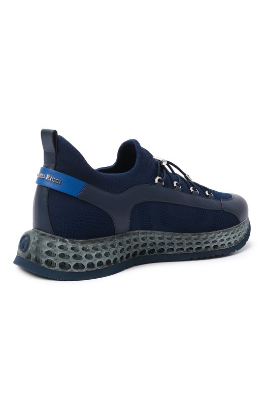 Текстильные кроссовки Stefano Ricci UR88G6673/TSWY Синий  UR88G6673/TSWY Фото 4