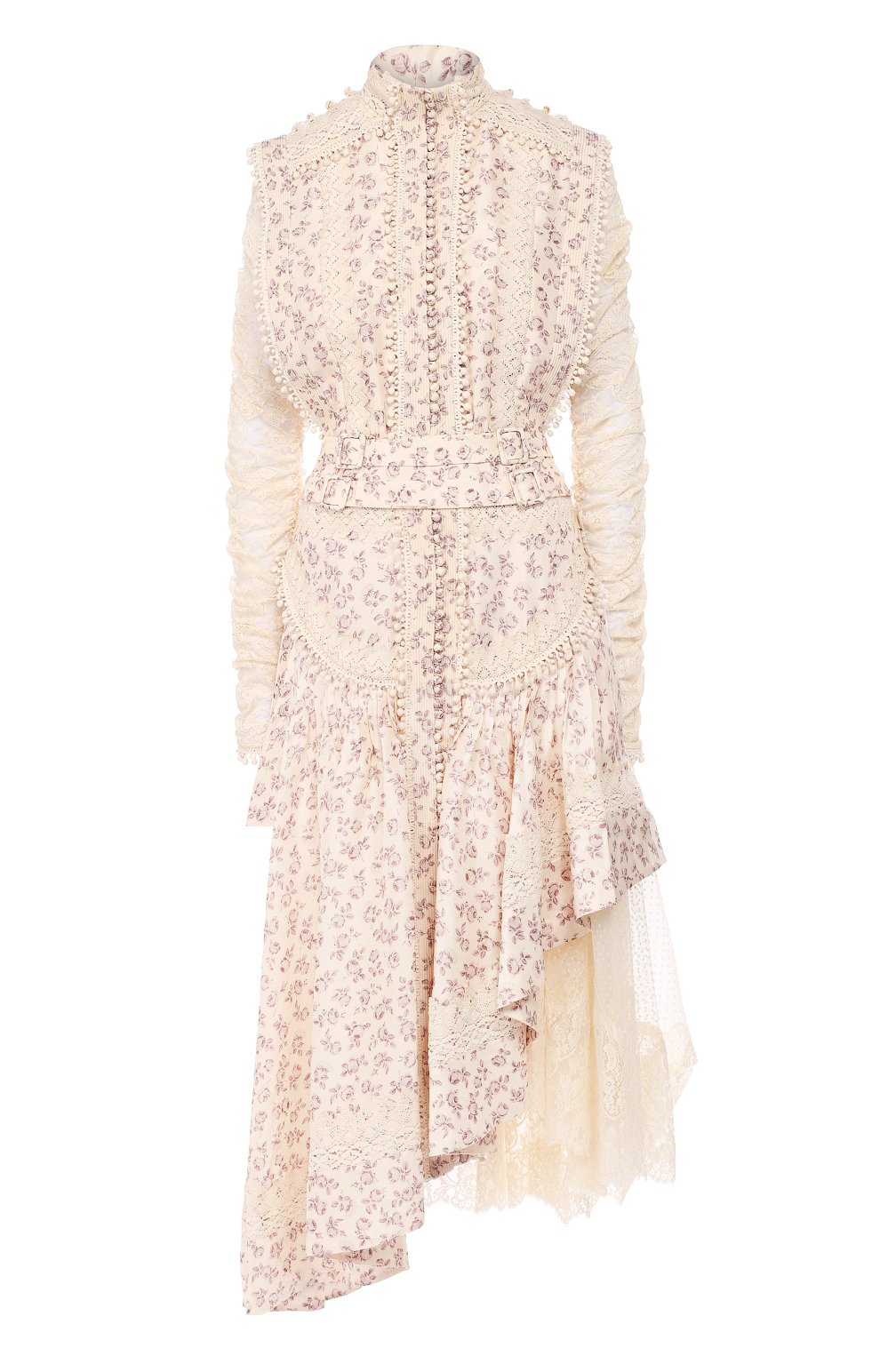 Шелковое платье ZIMMERMANN белого цвета по цене 436000 руб., арт. 6684DSAB, фото 1 Шелковое платье ZIMMERMANN, арт. 6684DSAB, фото 1