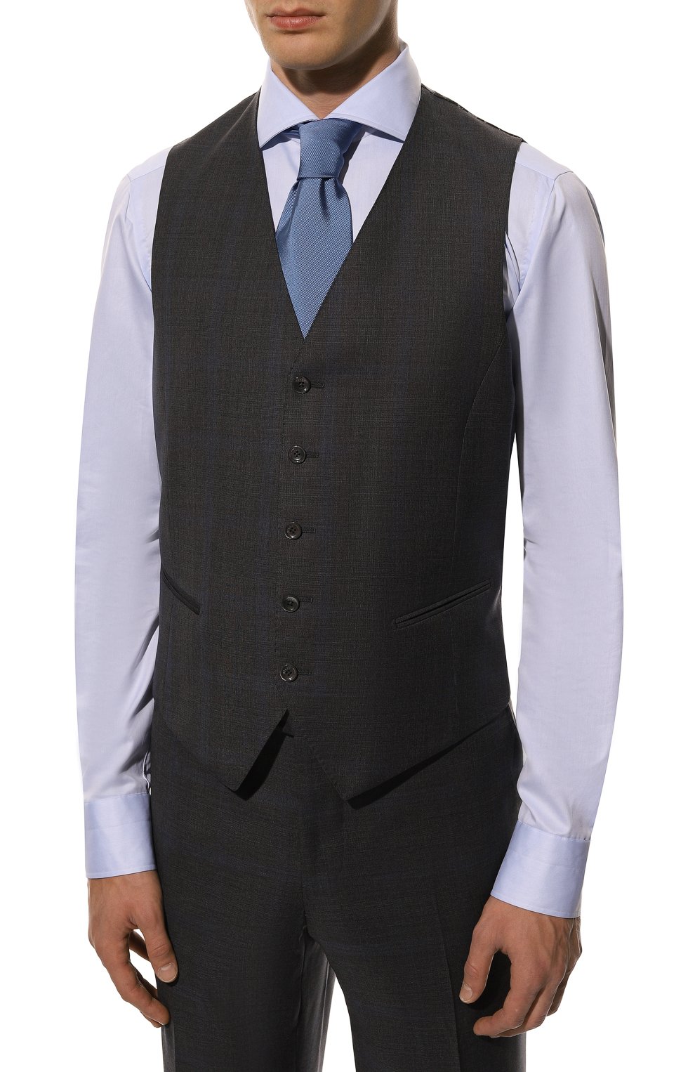 Шерстяной костюм-тройка ZILLI, арт. MQ-AN22Z2/MPQ-005--46530/0001, фото 4