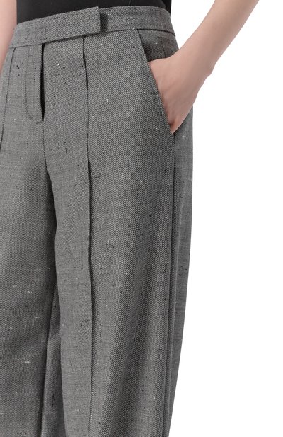 Шерстяные брюки DOROTHEE SCHUMACHER серого цвета по цене 76200 руб., арт. 240203, фото 5 Шерстяные брюки DOROTHEE SCHUMACHER, арт. 240203, фото 5