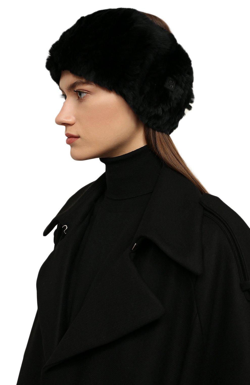 Меховой ободок из кролика YVES SALOMON, арт. 23WAA100XXKREX, фото 2