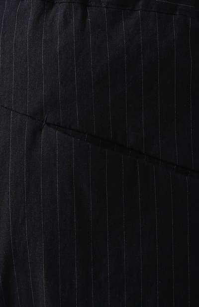 Брюки из смеси льна и вискозы KAZUYUKI KUMAGAI темно-синего цвета по цене 30950 руб., арт. KP91-017, фото 5 Брюки из смеси льна и вискозы KAZUYUKI KUMAGAI, арт. KP91-017, фото 5