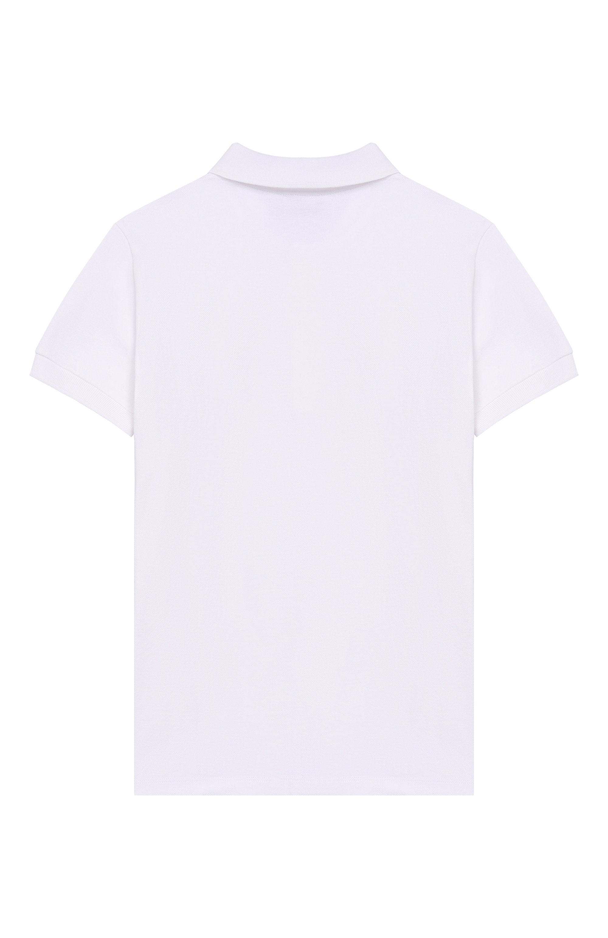 Хлопковое поло MOSCHINO белого цвета по цене 13600 руб., арт. HSM03Y/LFA09, фото 2 Хлопковое поло MOSCHINO, арт. HSM03Y/LFA09, фото 2