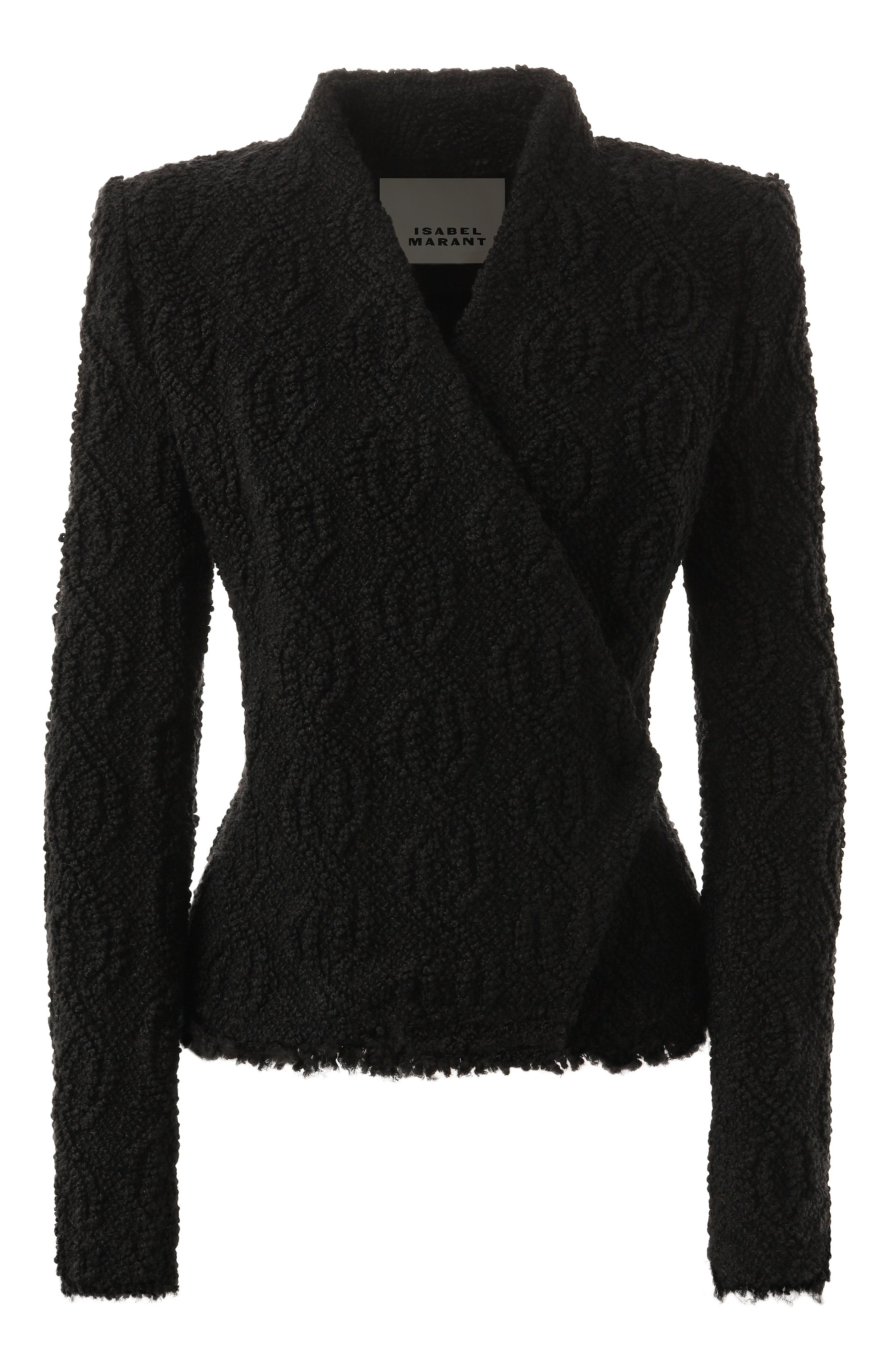 Жакет ISABEL MARANT черного цвета по цене 106000 руб., арт. 24AVE0389FAB3E04I, фото 1 Жакет ISABEL MARANT, арт. 24AVE0389FAB3E04I, фото 1