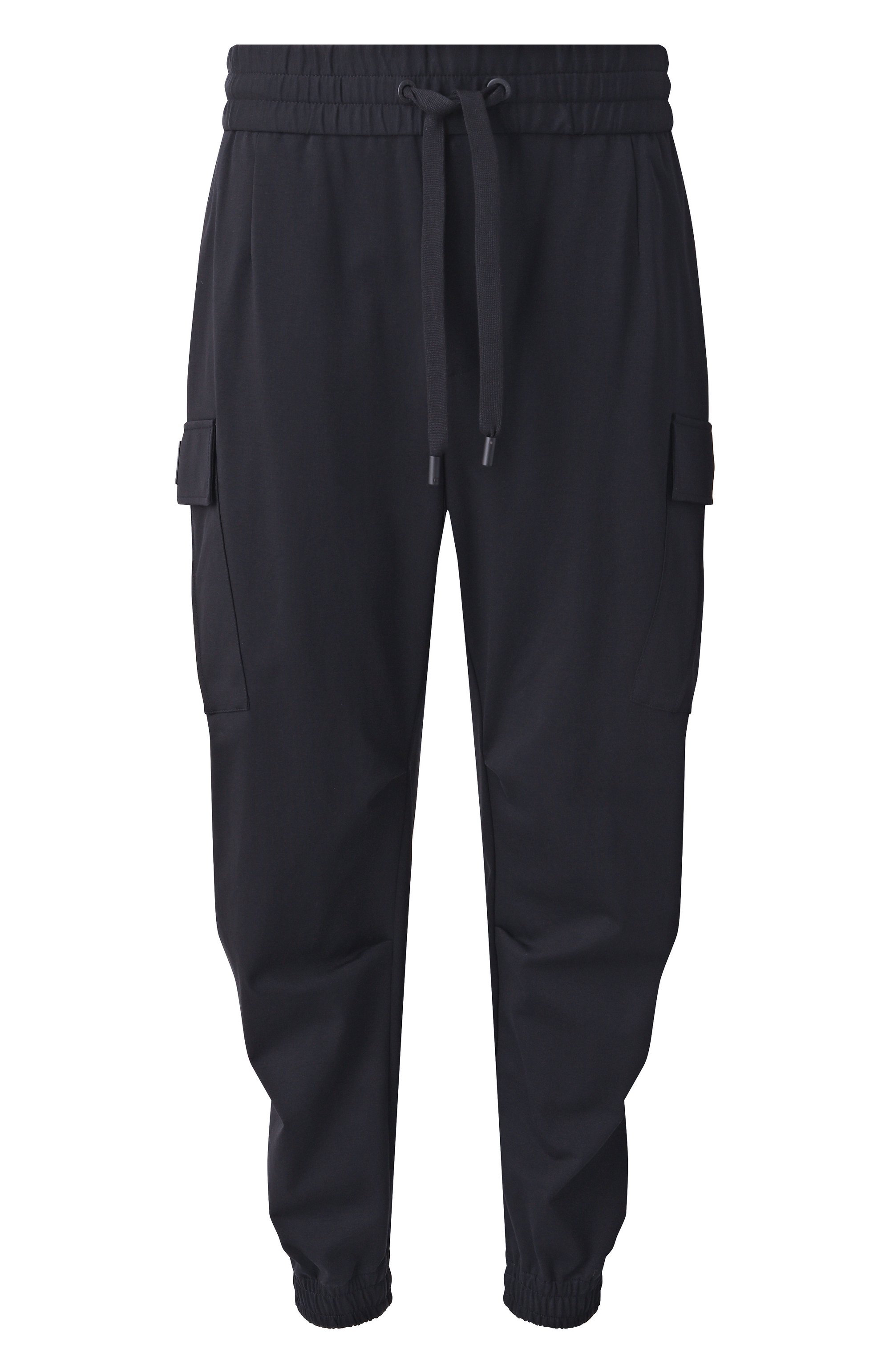 Джоггеры DOLCE & GABBANA черного цвета по цене 125500 руб., арт. GW50HT/FUGS1, фото 1 Джоггеры DOLCE & GABBANA, арт. GW50HT/FUGS1, фото 1