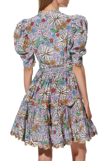 Платье из вискозы CELIAB сиреневого цвета по цене 46300 руб., арт. SS22-CB-D15-B, фото 4 Платье из вискозы CELIAB, арт. SS22-CB-D15-B, фото 4