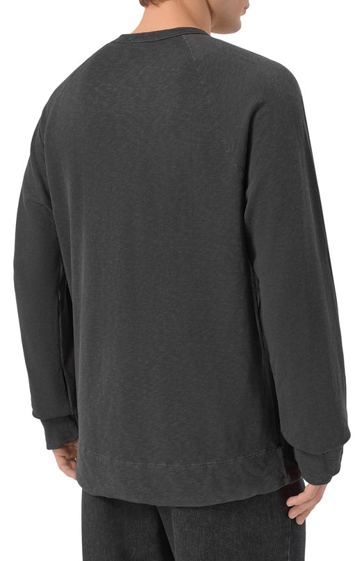 Хлопковый свитшот James Perse MXA3278 Серый  MXA3278 Фото 4