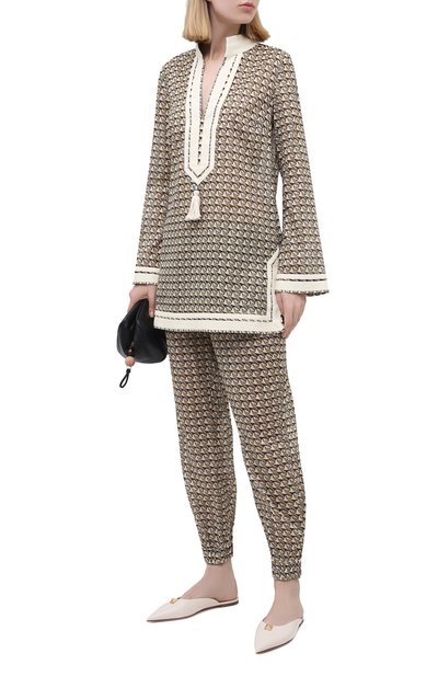 Хлопковые джоггеры TORY BURCH, арт. 58302, фото 2