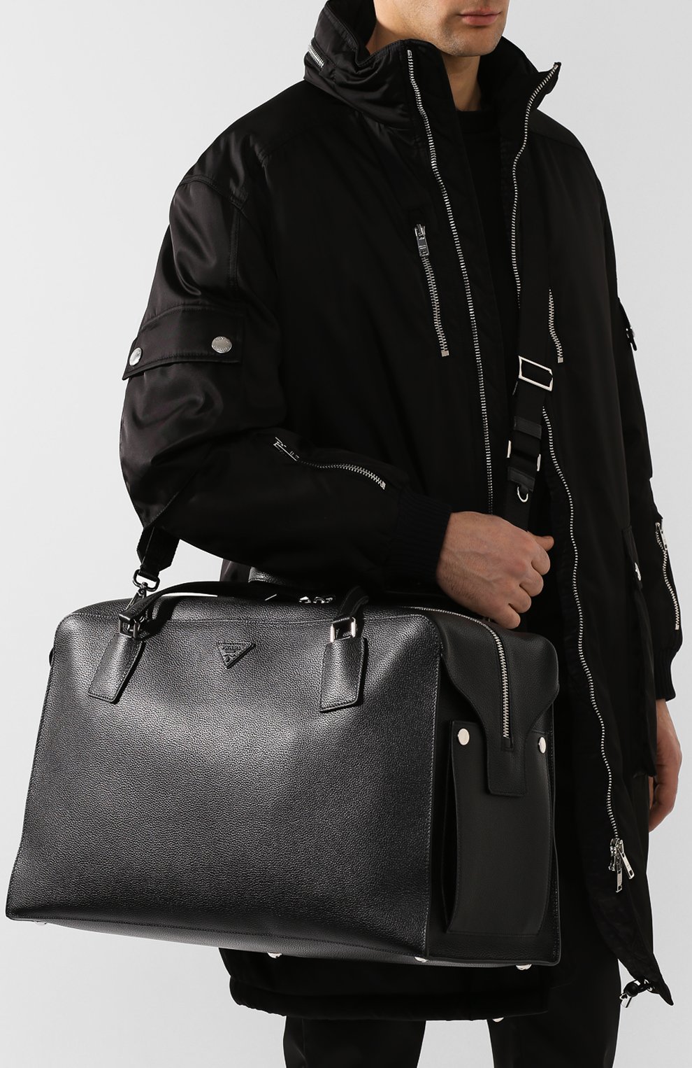 Кожаная дорожная сумка PRADA, арт. 2VC021-2EYT-E24-OOO, фото 5