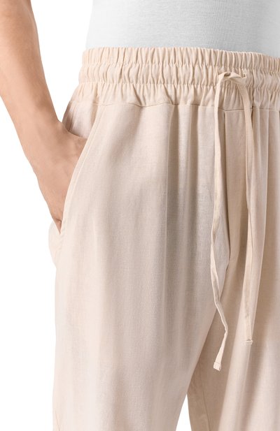 Брюки изо льна и вискозы HINNOMINATE, арт. HMABM01349, фото 5