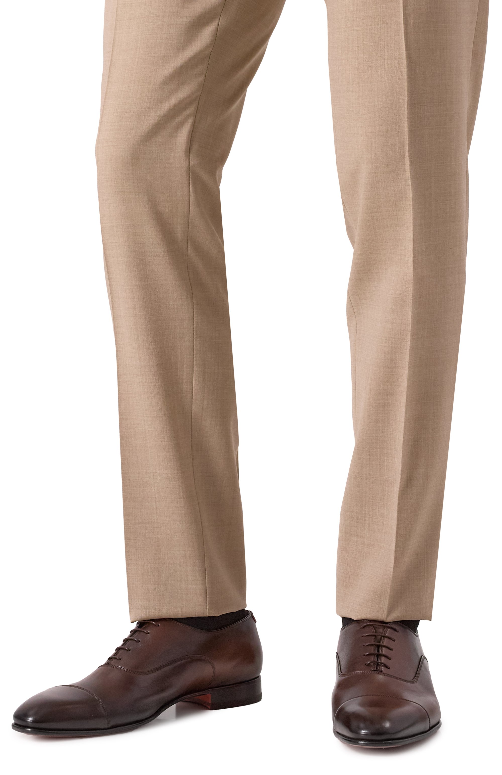 Кожаные оксфорды adrian SANTONI, арт. MCAG18883LA3SGFR, фото 3