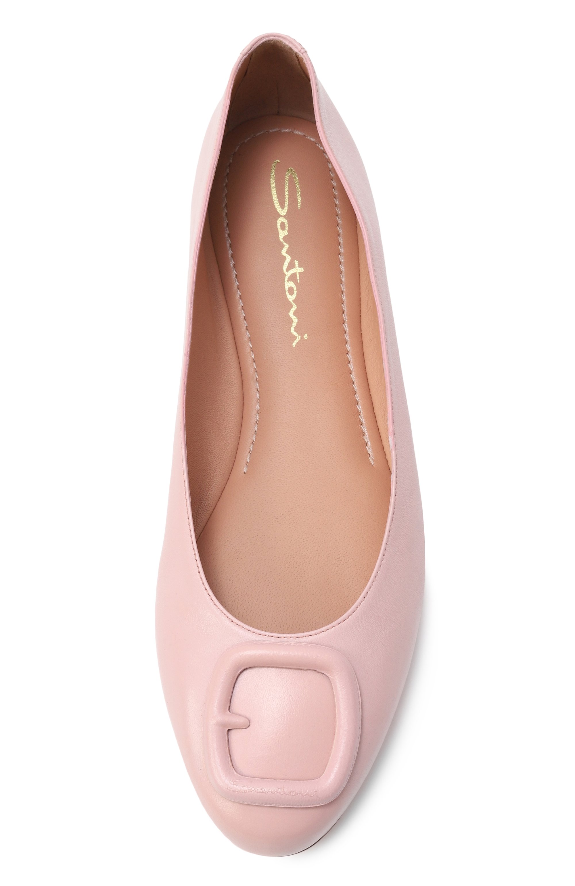 Кожаные балетки SANTONI, арт. WAAG71490KA1NKED, фото 6