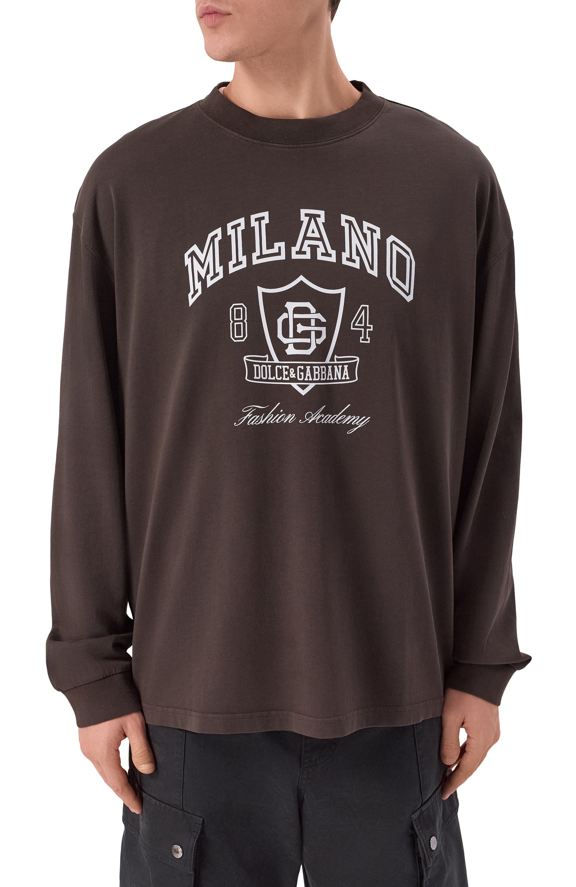 Хлопковый свитшот DOLCE & GABBANA, арт. G8SY0T/G7PLR, фото 3